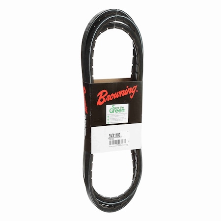 Browning EPDM Notched Belt 98% Efficient 5VX1180